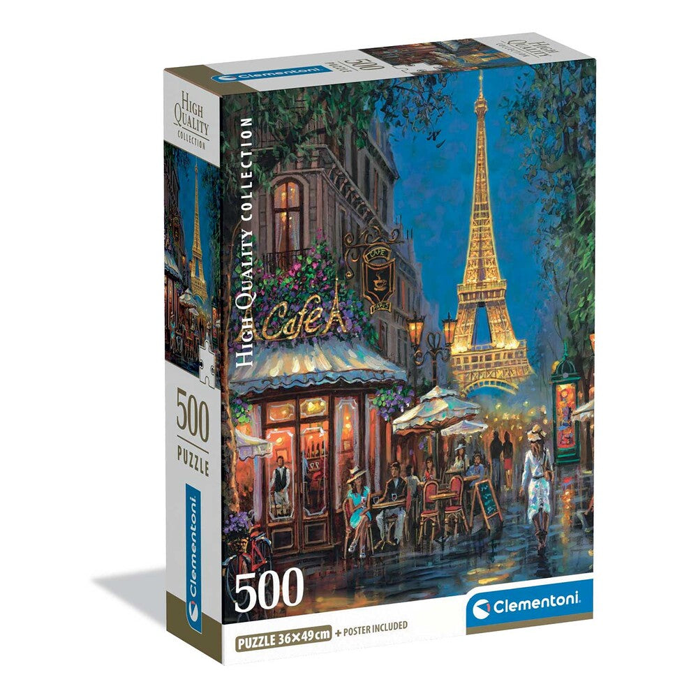Clementoni Puzzle High Quality Collection Νύχτα στον Πύργο του Άιφελ 500 Τμχ