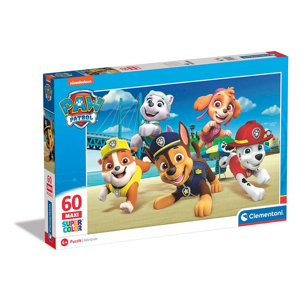 Clementoni Παιδικό Puzzle Maxi Supercolor Nickelodeon Paw Patrol 60 Τμχ.
