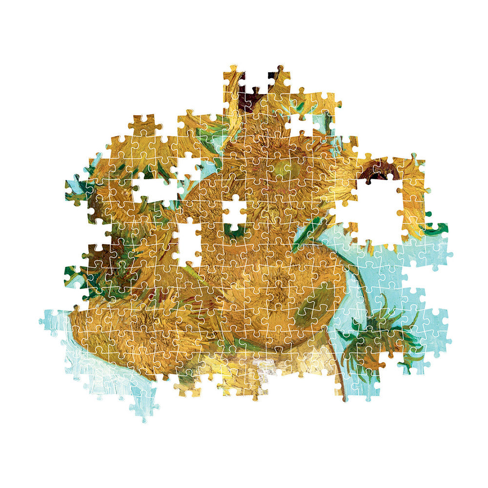 Clementoni Παζλ Museum Collection Vincent Van Gogh: Βάζο με 15 Ηλιοτρόπια 1000 τμχ - Compact Box