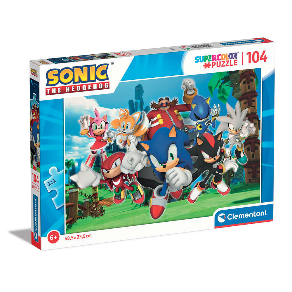 ClementoniClementoni Παιδικό Puzzle Super Color Sonic The Hedgehog 104 τμχpapell.gr