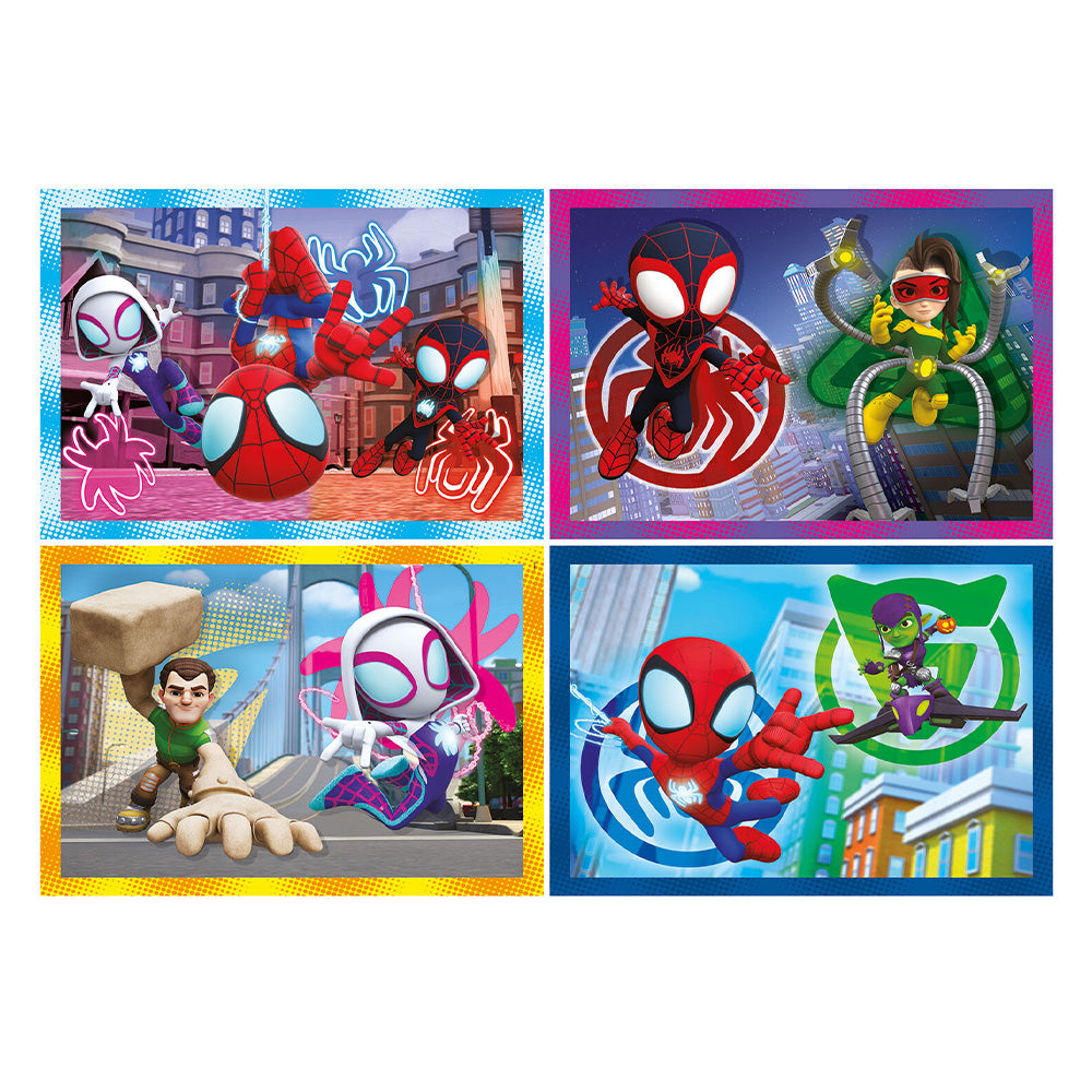 ClementoniClementoni Puzzle Παιδικό 4 in 1 Super Color Marvel Spidey Και Οι Απίθανοι Φίλοι Του 12-16-20-24 τμχpapell.gr