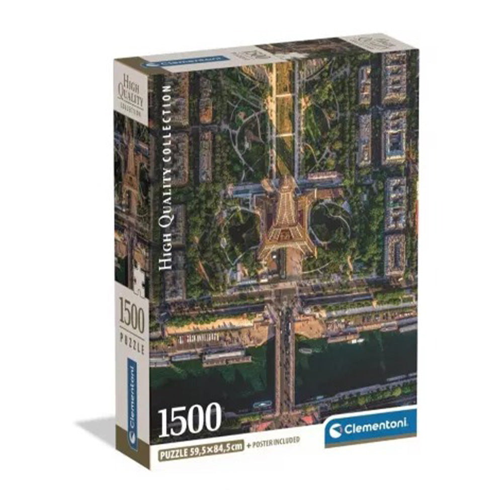 ClementoniClementoni Puzzle H.Q. Πετώντας Πάνω Απο Το Παρίσι 1500Τμχpapell.gr