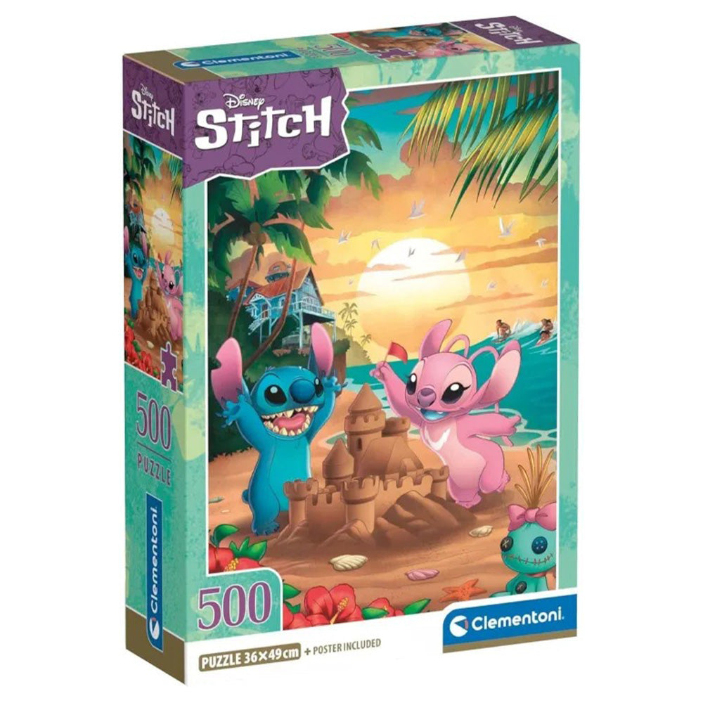 AS CompanyClementoni Puzzle Παιδικό H.Q.Stitch 500Τμχpapell.gr
