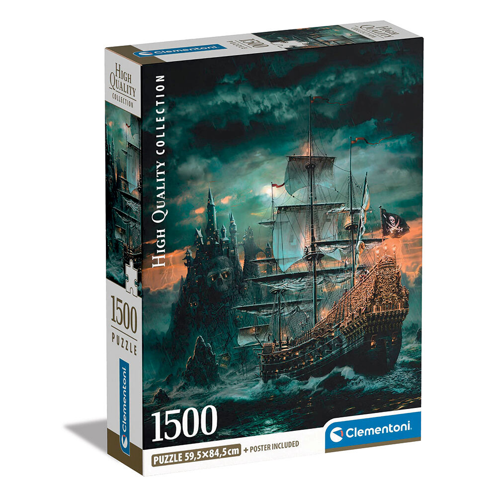 ClementoniClementoni Puzzle High Quality Collection Το Πλοίο Των Πειρατών 1500 τμχ - Compact Boxpapell.gr
