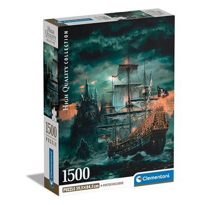 ClementoniClementoni Puzzle High Quality Collection Το Πλοίο Των Πειρατών 1500 τμχ - Compact Boxpapell.gr