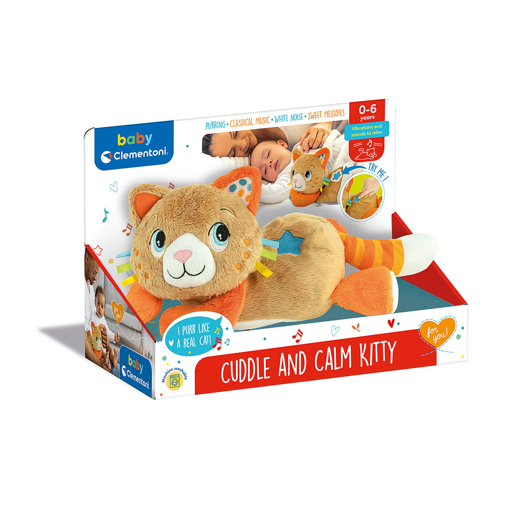 ClementoniBaby Clementoni Βρεφικό Παιχνίδι Γατούλα - Χαλαρώνω & Ηρεμώ Για 0+ Μηνώνpapell.gr