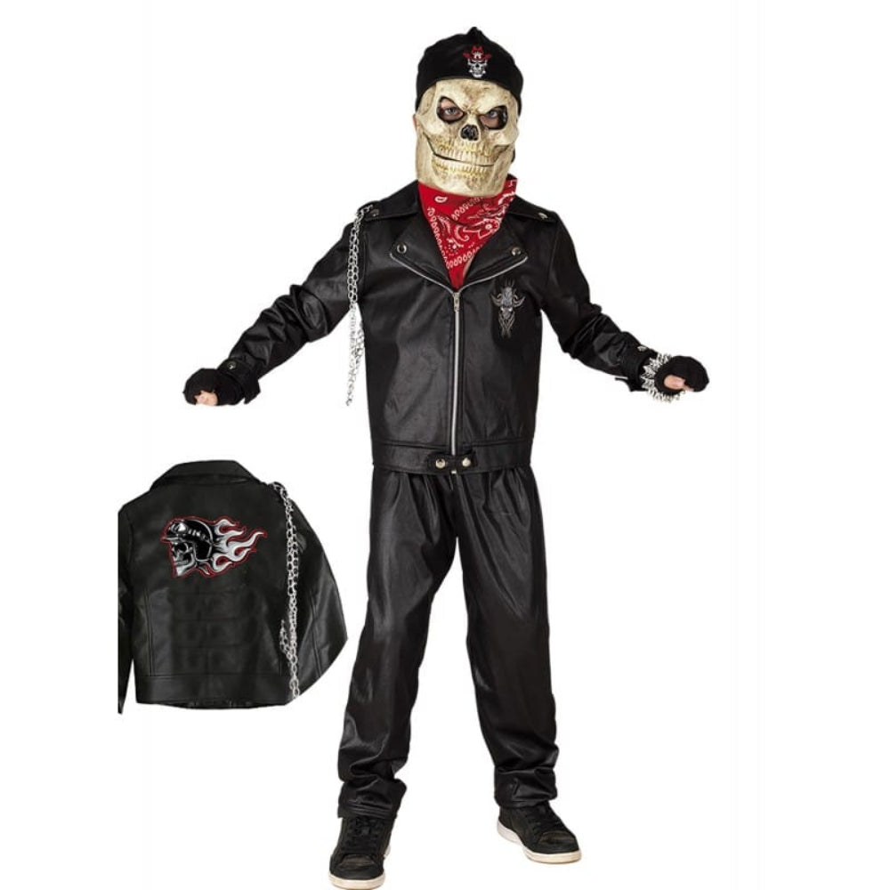 Clown Republic Αποκριατικη Στολη Hell Biker