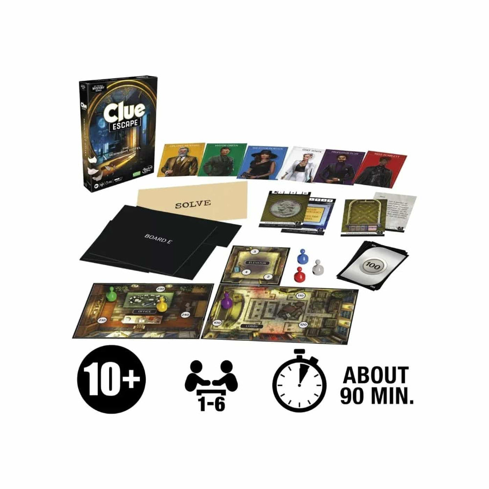 HasbroHasbro Cluedo Escape The Midnight Hotelpapell.gr