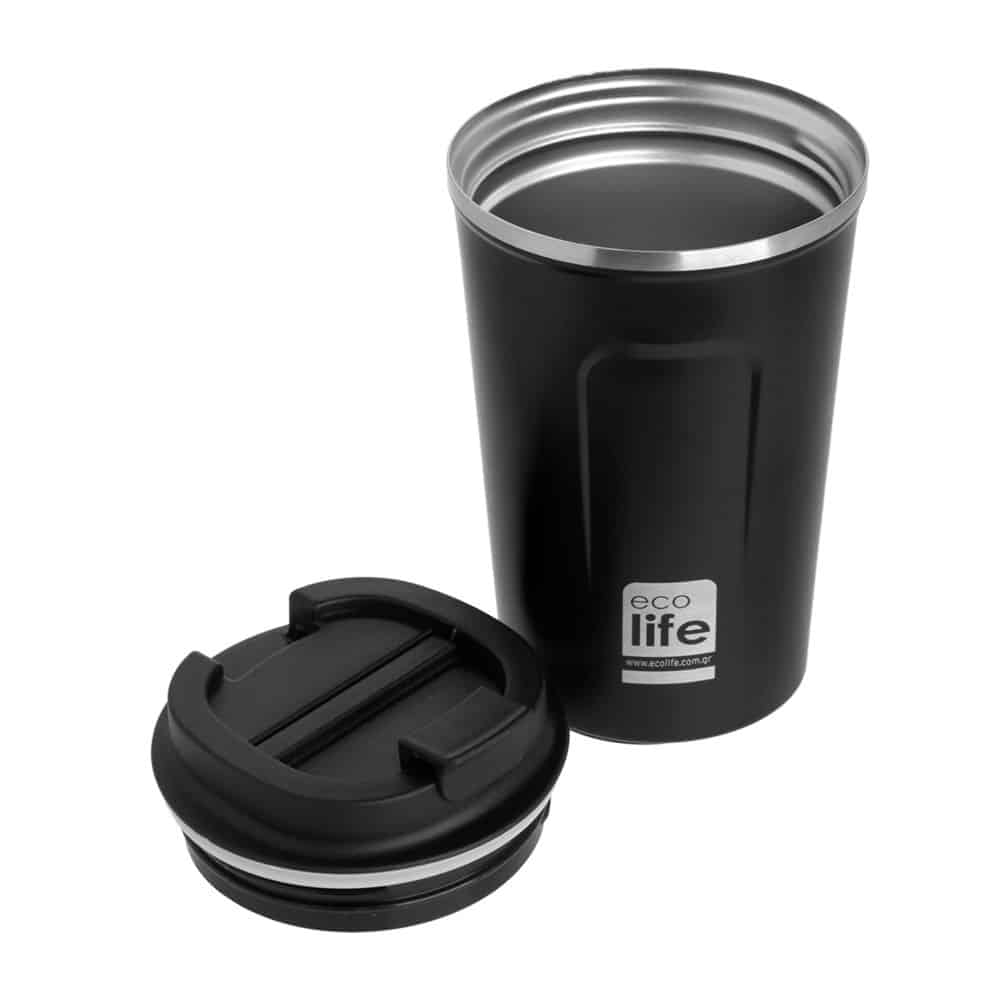 Ecolife Coffee Thermos Dark Grey 370 Ml