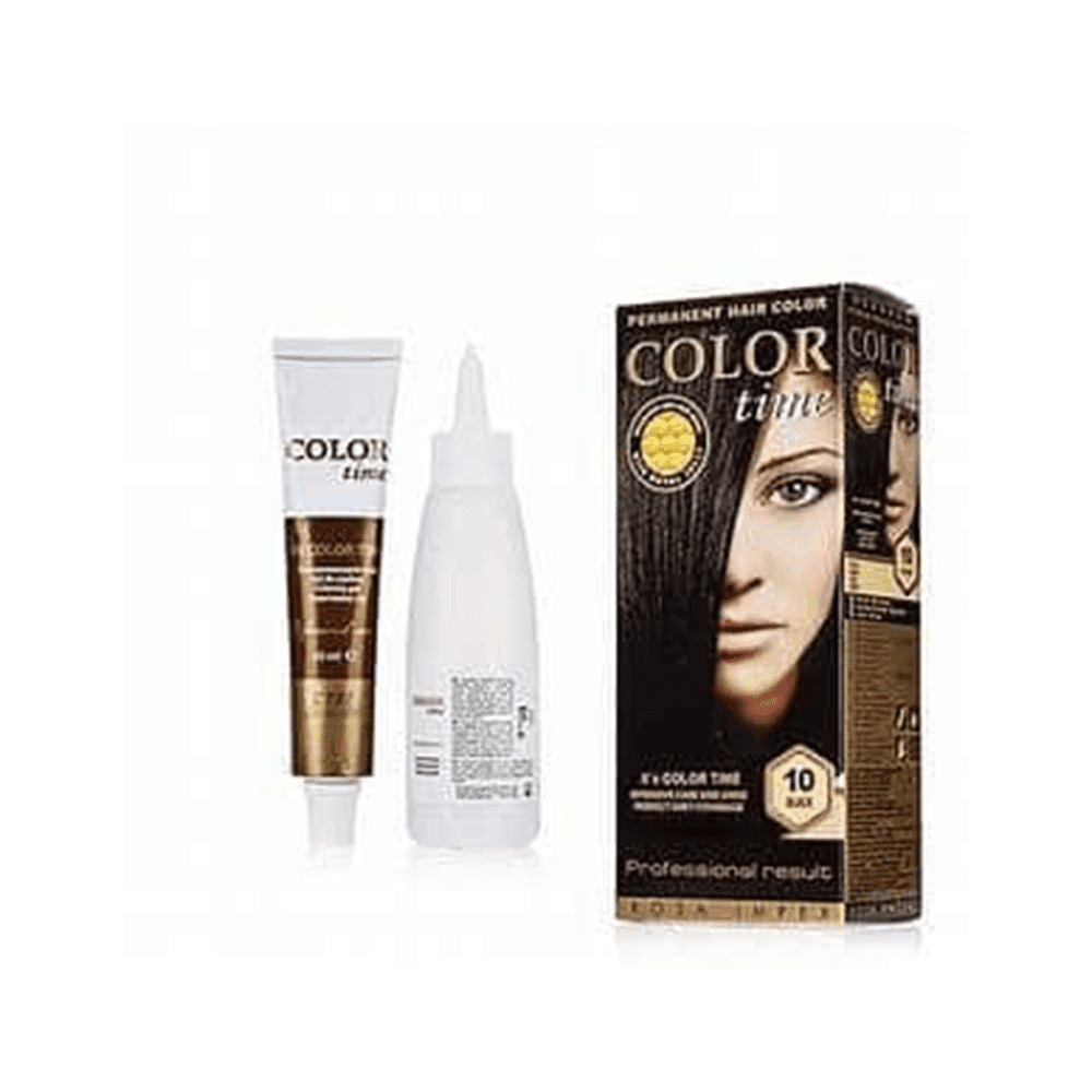 Color TimeColor Time Μόνιμη Βαφή Μαλλιών Gel Νο10- Blackpapell.gr