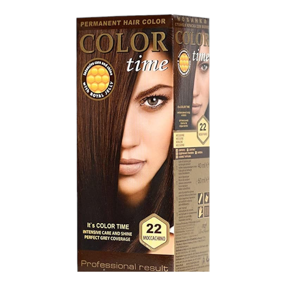 Color TimeColor Time Μόνιμη Βαφή Μαλλιών Gel Nο22- Moccachinopapell.gr