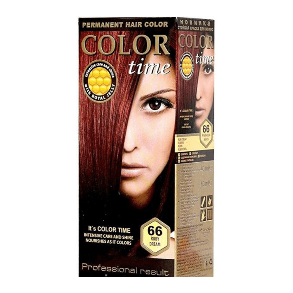 Color TimeColor Time Μόνιμη Βαφή Μαλλιών Gel Nο66- Ruby Dreampapell.gr