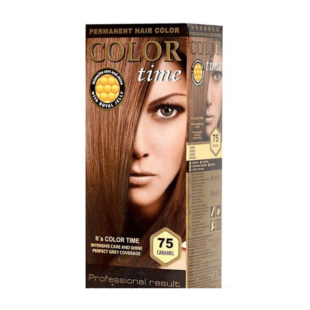 Color TimeColor Time Μόνιμη Βαφή Μαλλιών Gel Nο75- Caramelpapell.gr