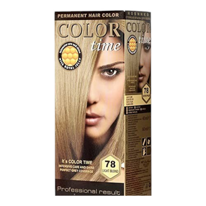 Color TimeColor Time Μόνιμη Βαφή Μαλλιών Gel Nο78- Light Blondpapell.gr
