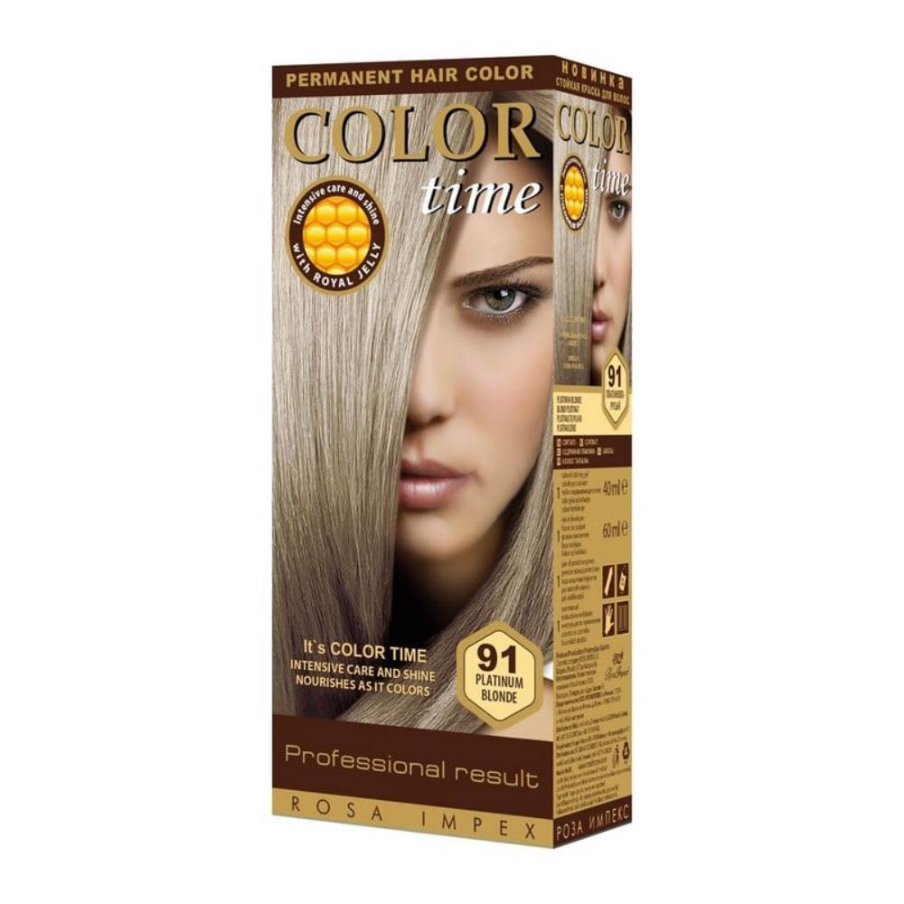 Color TimeColor Time Μόνιμη Βαφή Μαλλιών Gel Nο91- Platinum Blondepapell.gr