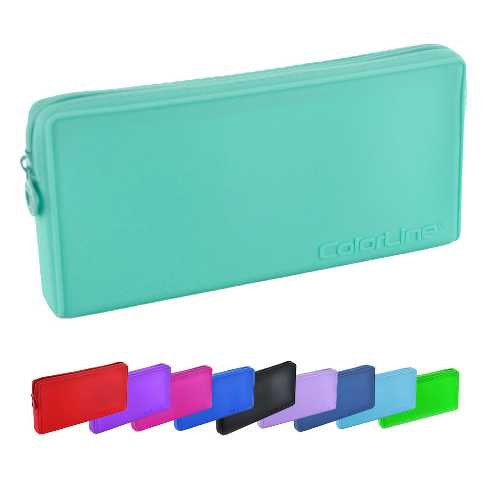 Colorline Κασετίνα Flat Σιλικόνης 10 Χρώματα - 1 Τμχ