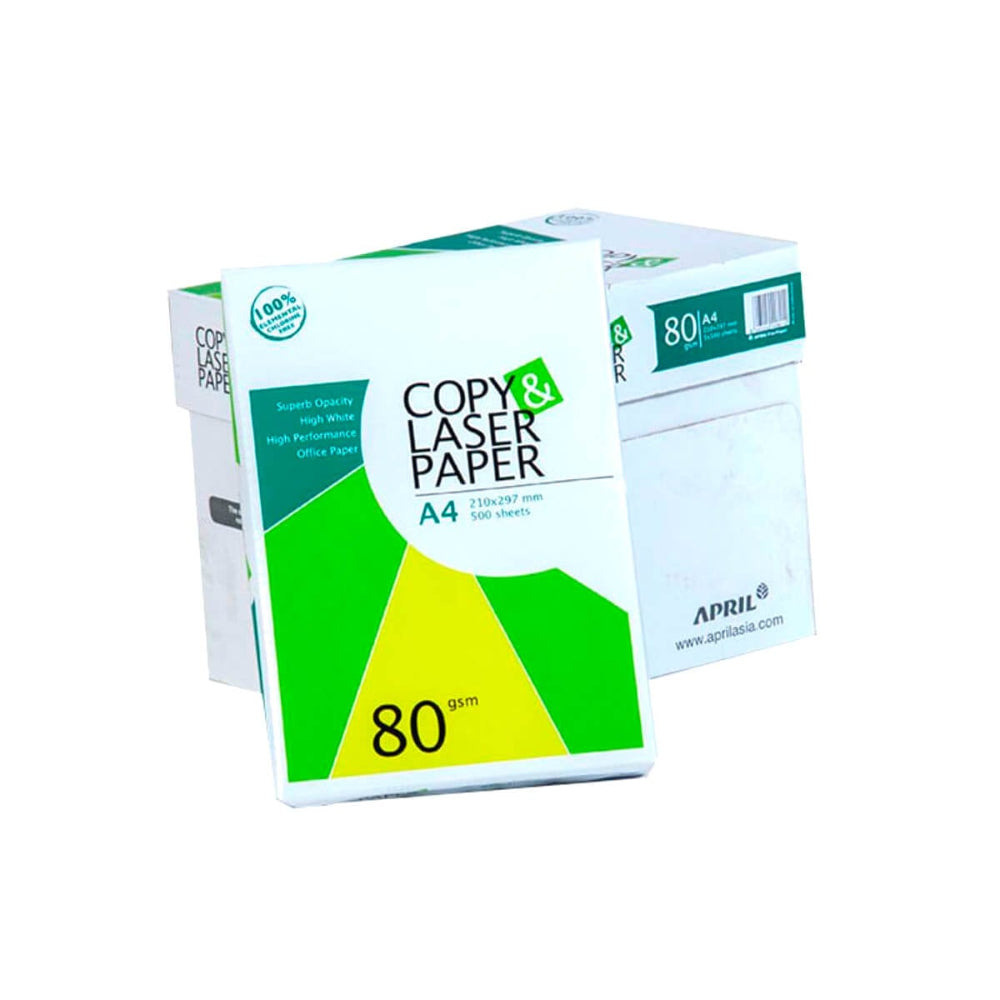 Copy & Laser Χαρτί Εκτύπωσης A4 80gr 500 Φ