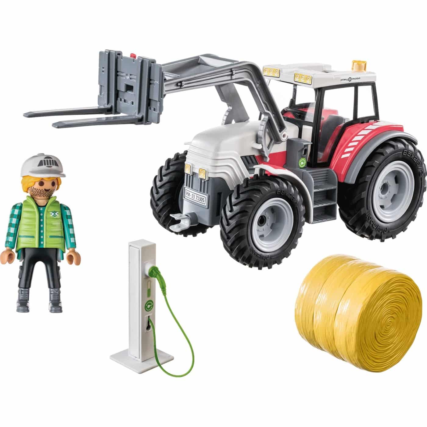 71305 Playmobil Country Ηλεκτρικo Τρακτeρ