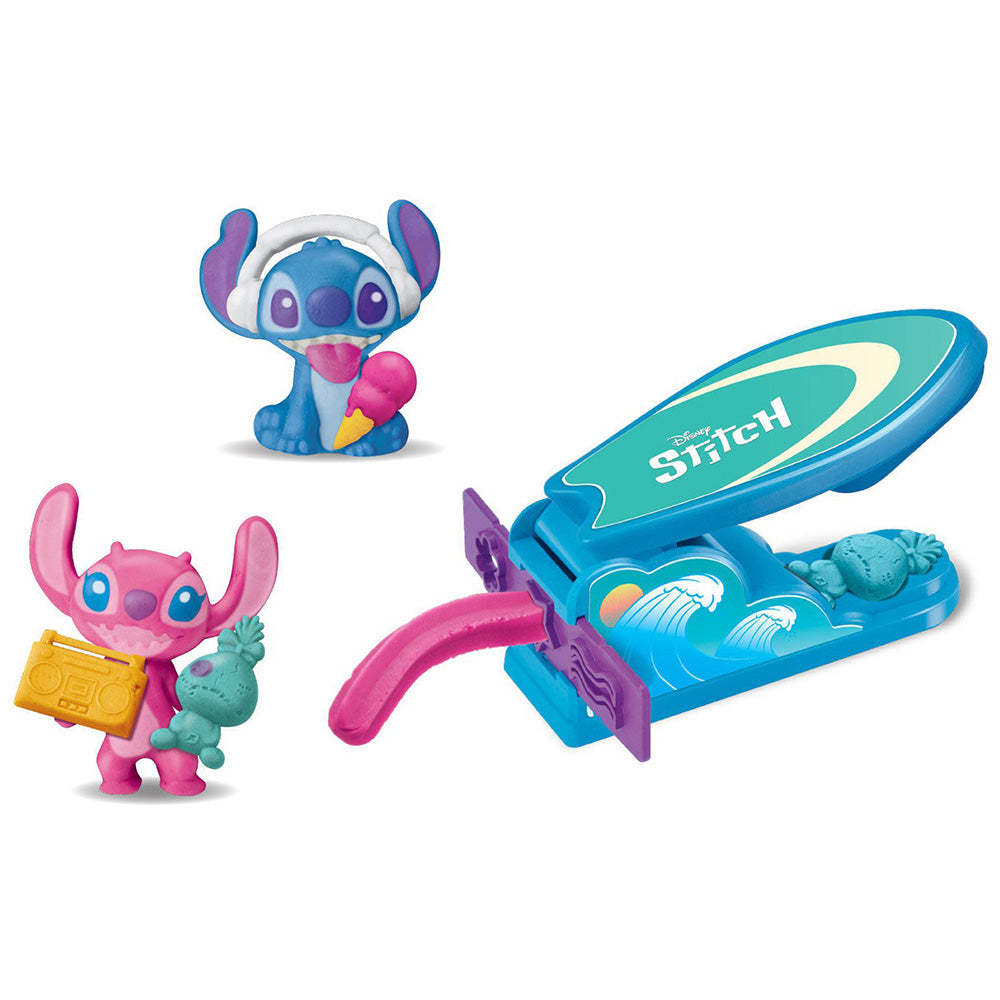 Cra-Z-Art Softee Dough Disney Stitch Σετ Δημιουργίας Mold N Make Mε 5 Βαζάκια Πλαστελίνης Kαι Αξεσουάρ 