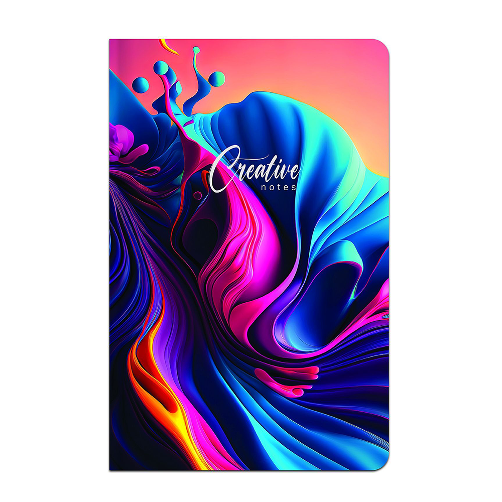 LABELΣημειωματάριο Creative A6 4 Σχέδιαpapell.gr