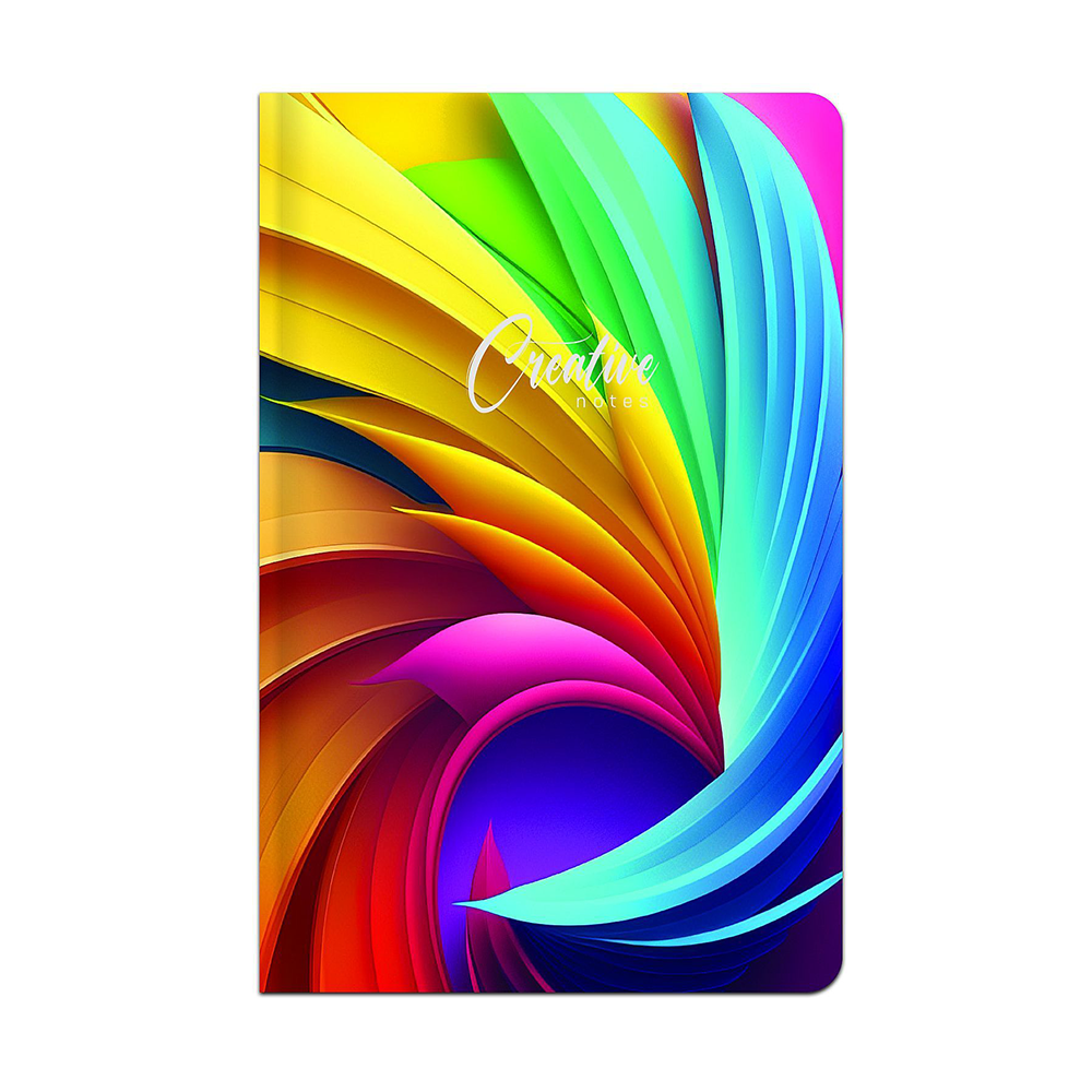 LABELΣημειωματάριο Creative A6 4 Σχέδιαpapell.gr