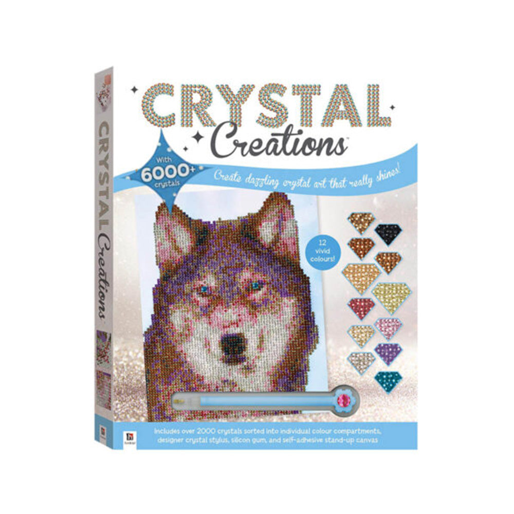 Crystal Creations: Wolf in Snow