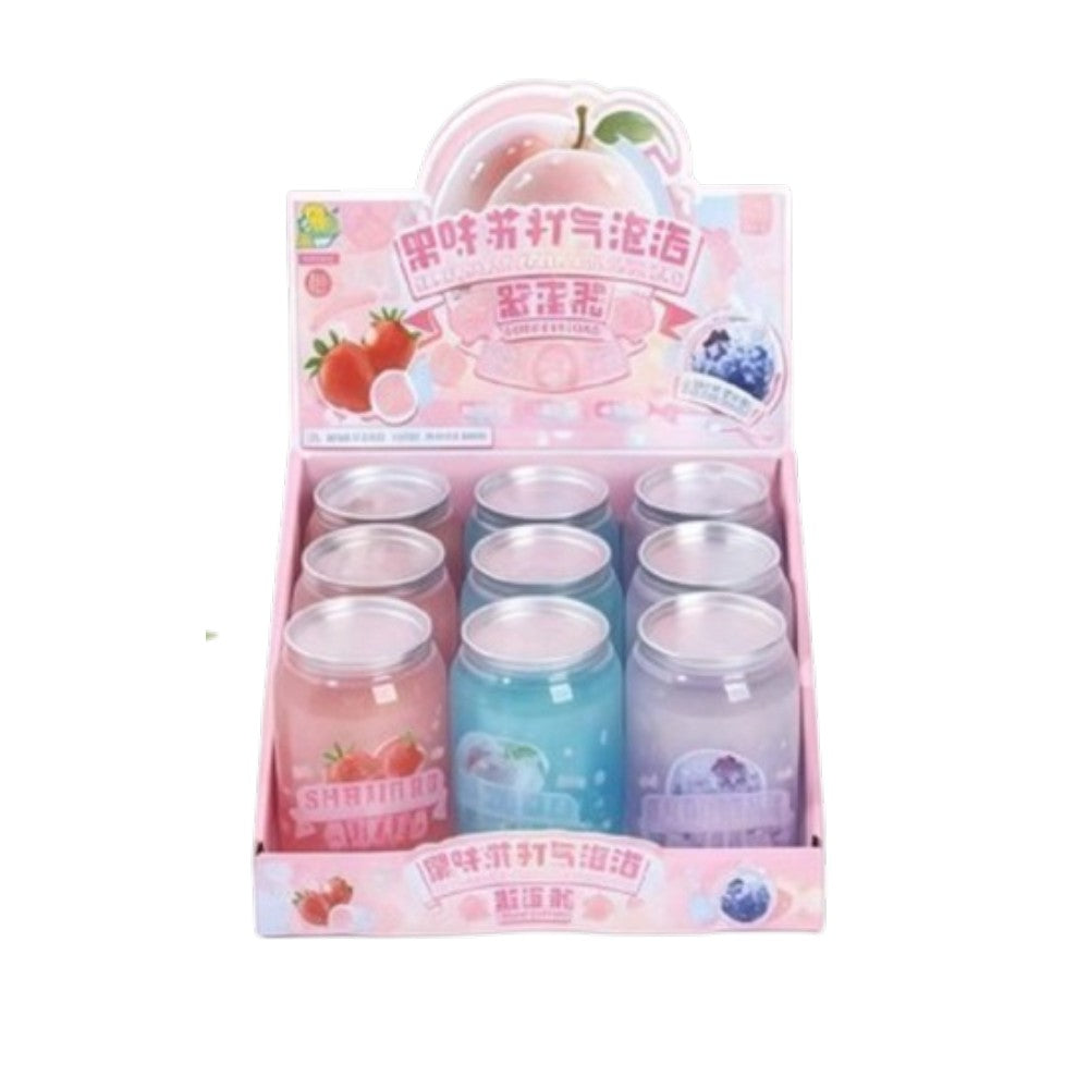 Crystal Mud Slime Fruit Flavors Sparkling Soda σε Κουτάκι σε 3 Χρώματα - 1 Τμχ