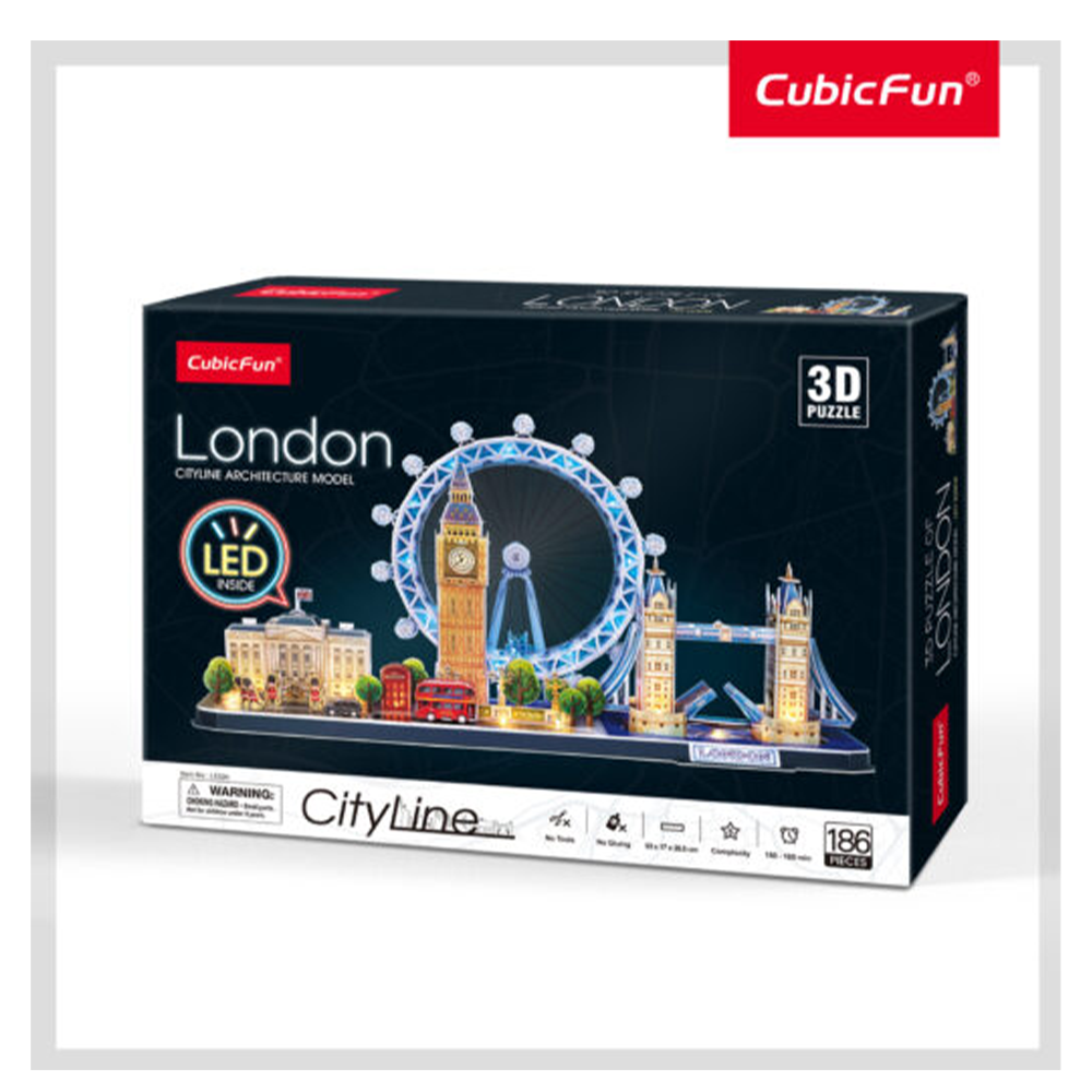 Cubic Fun 3D Puzzle City Line London (Led)