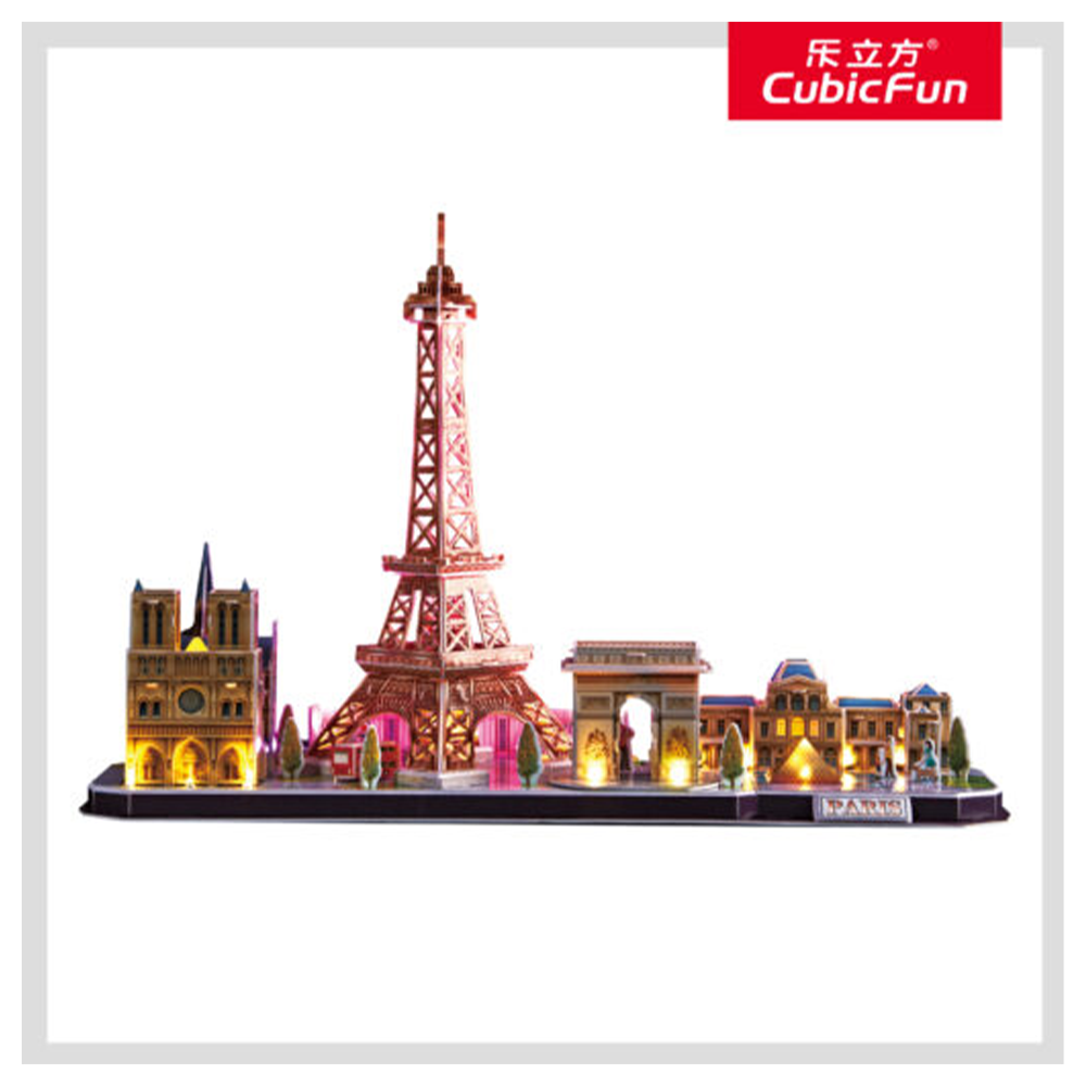 Cubic Fun 3D Puzzle City Line Paris (Led)