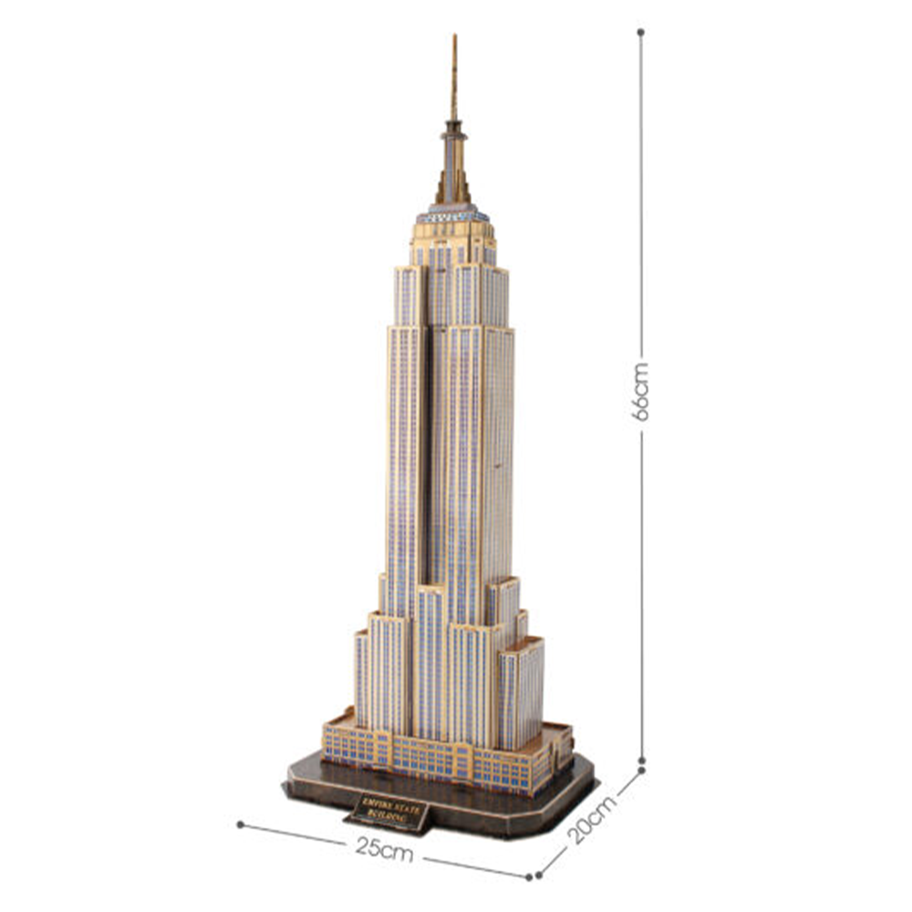 Cubic Fun 3D Puzzle Empire State Building National Geographic