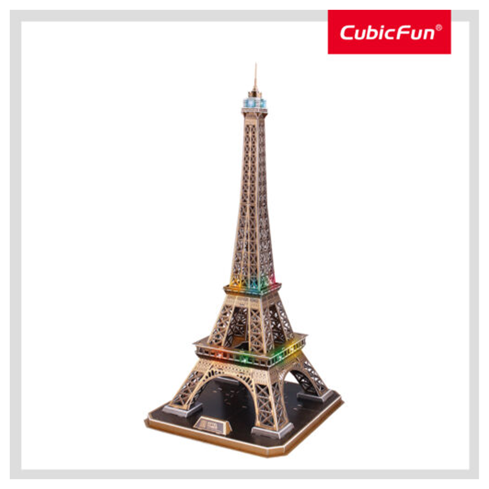 Cubic Fun 3D Puzzle Eiffel Tower (Led)