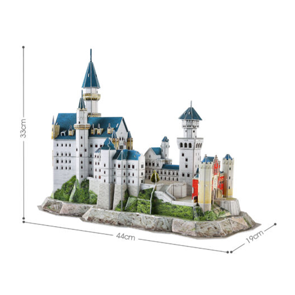 Cubic Fun 3D Puzzle Neuschwanstein Castle National Geographic