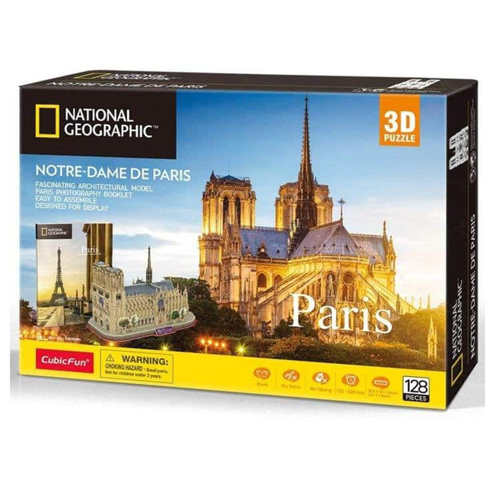 CUBICFUNCubic Fun 3D Puzzle Notre Dame De Pari National Geographicpapell.gr