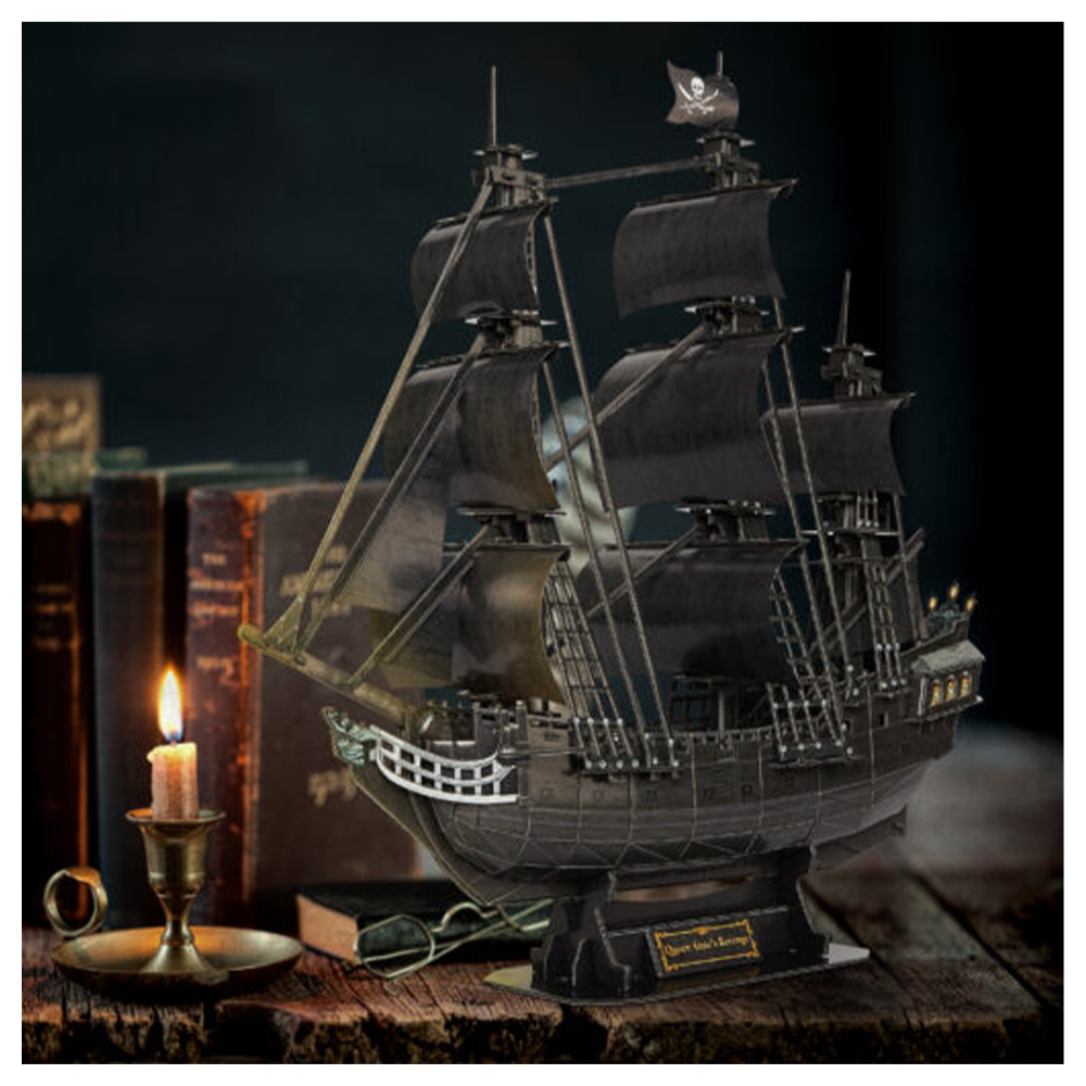 Cubic Fun 3D Puzzle Pirate Ship Queen Anne's Revenge