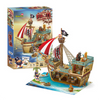 Cubic Fun 3D Puzzle Pirate Treasure Ship