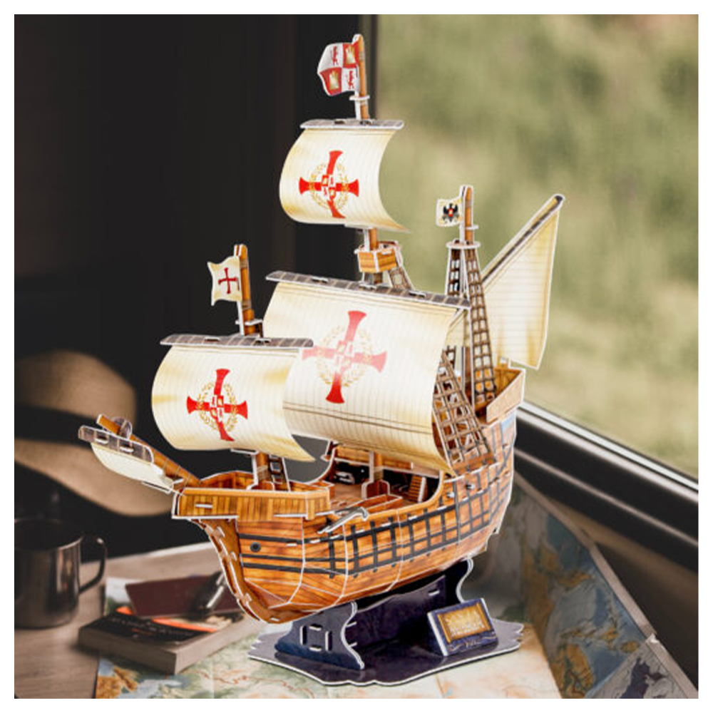 Cubic Fun 3D Puzzle Santa Maria Schooner