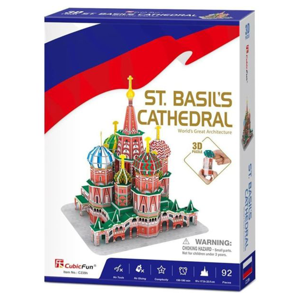 Cubic Fun 3D Puzzle St. Basil's Cathedral