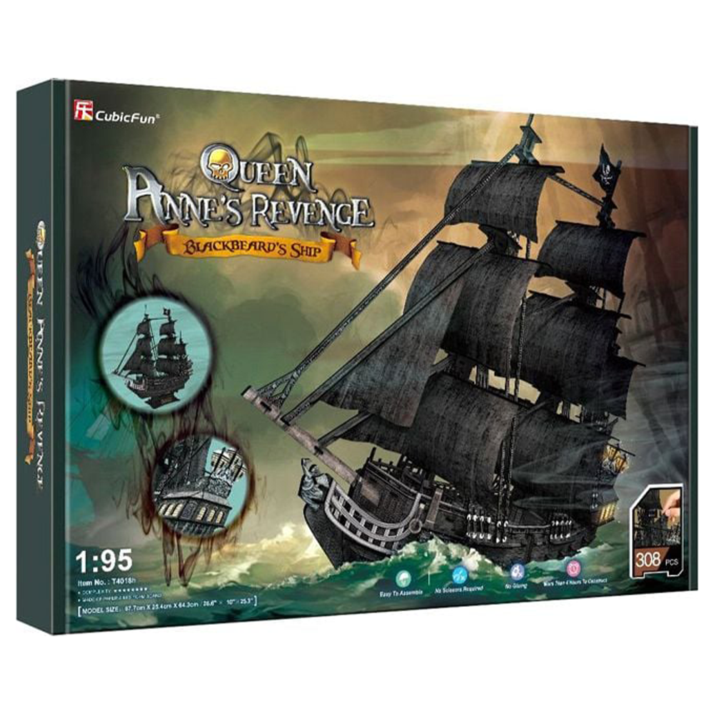 Cubic Fun 3D Puzzle The Queen Anne's Revenge