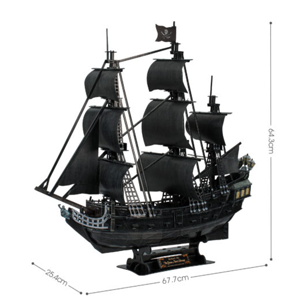 Cubic Fun 3D Puzzle The Queen Anne's Revenge