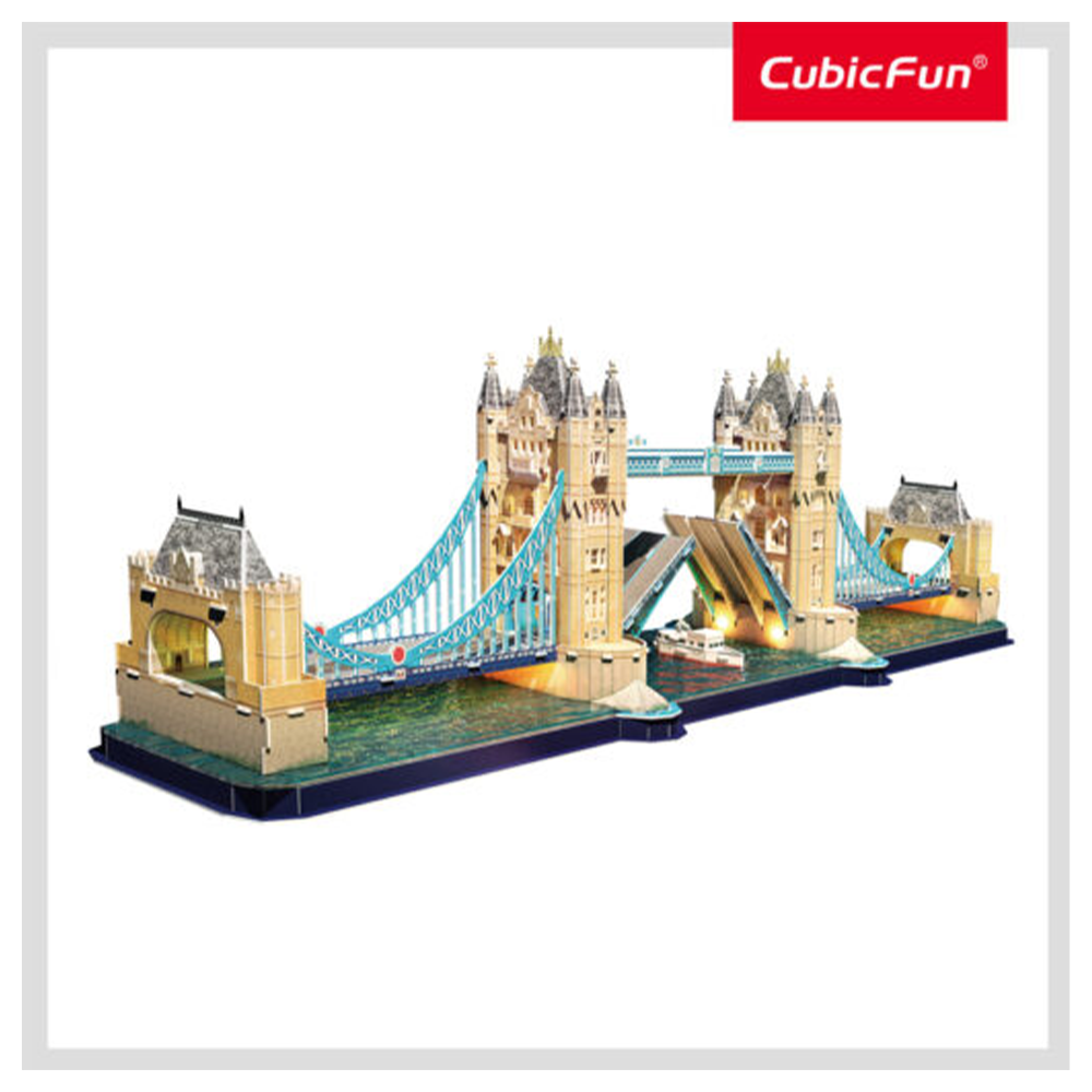 Cubic Fun 3D Puzzle Tower Bridge (Led)
