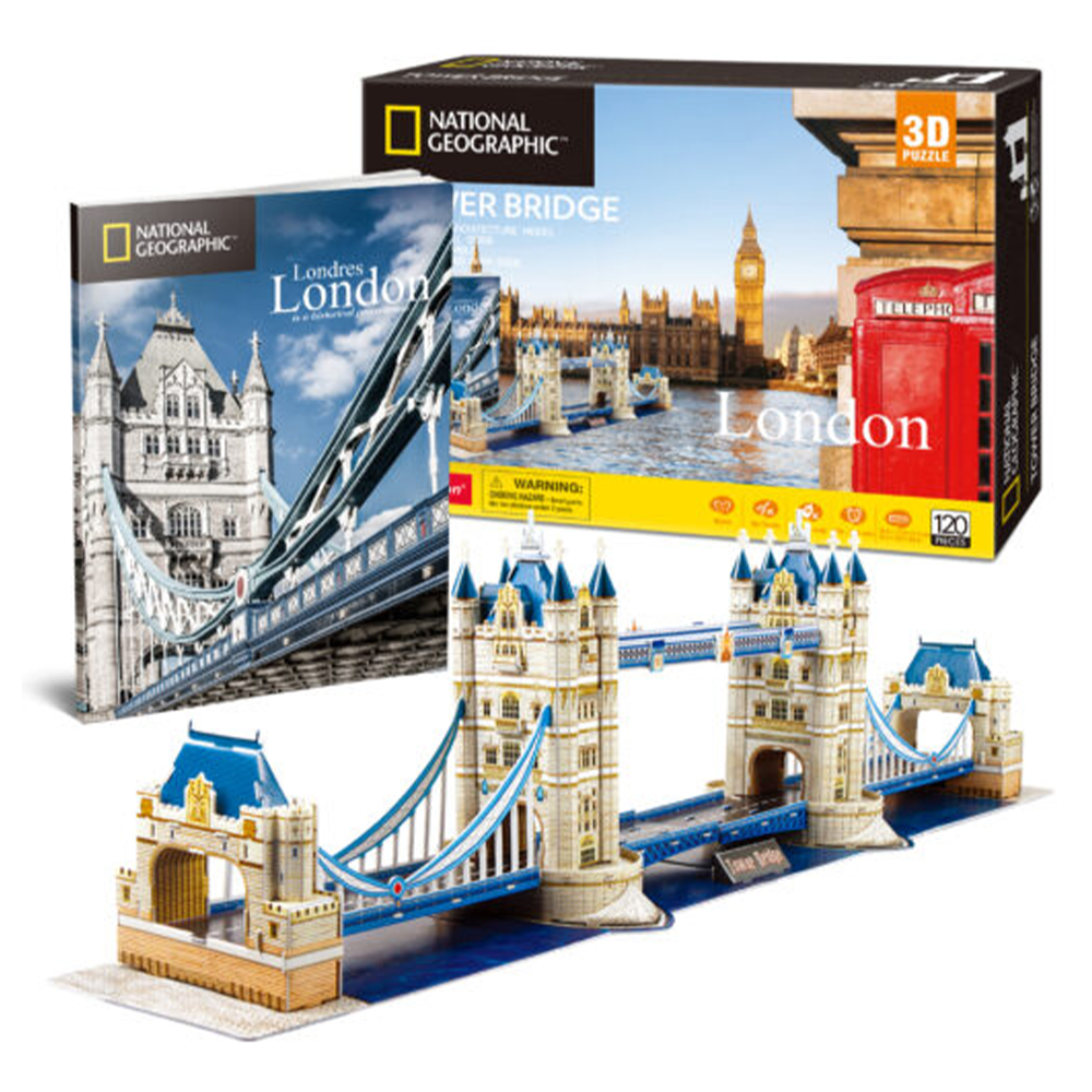Cubic Fun 3D Puzzle Tower Bridge National Geographic
