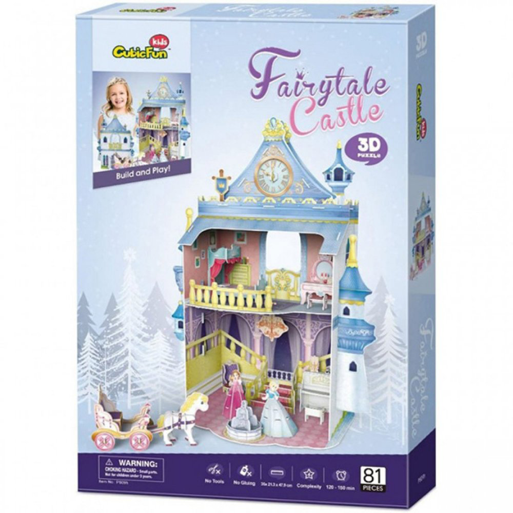 Cubic Fun Kids 3D Puzzle Fairytale Castle 81 Τεμ