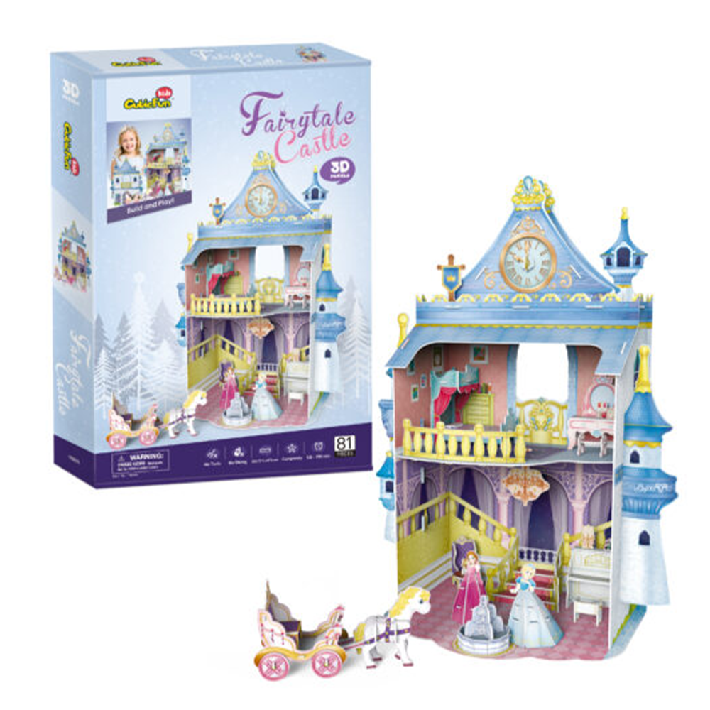 Cubic Fun Kids 3D Puzzle Fairytale Castle 81 Τεμ