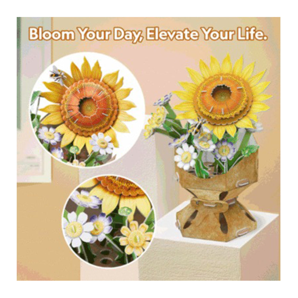 Cubic Fun Κατασκευή Μπουκέτο Με Λουλούδια Ηλιοτρόπιο