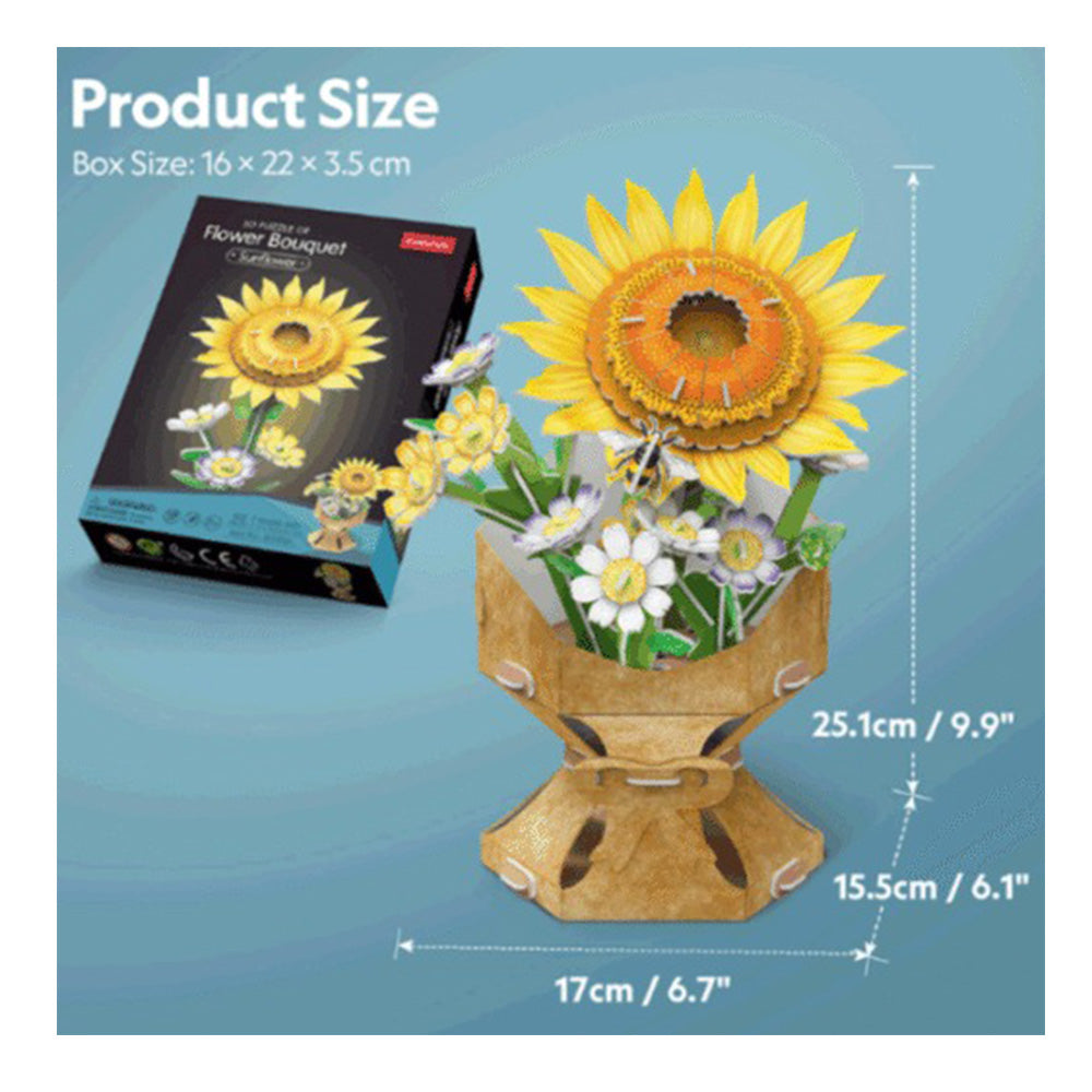 Cubic Fun Κατασκευή Μπουκέτο Με Λουλούδια Ηλιοτρόπιο