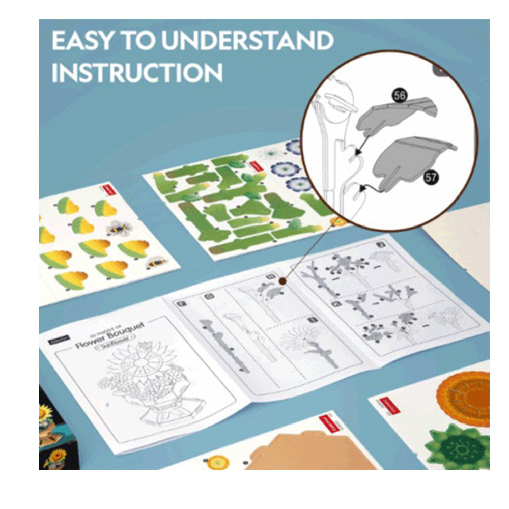 Cubic Fun Κατασκευή Μπουκέτο Με Λουλούδια Ηλιοτρόπιο