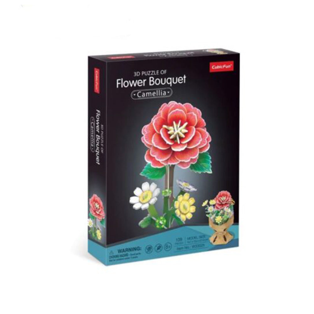 Cubic Fun Κατασκευή Μπουκέτο Με Λουλούδια Καμέλια