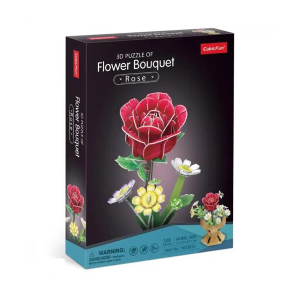 Cubic Fun Κατασκευή Μπουκέτο Με Λουλούδια Τριαντάφυλλο