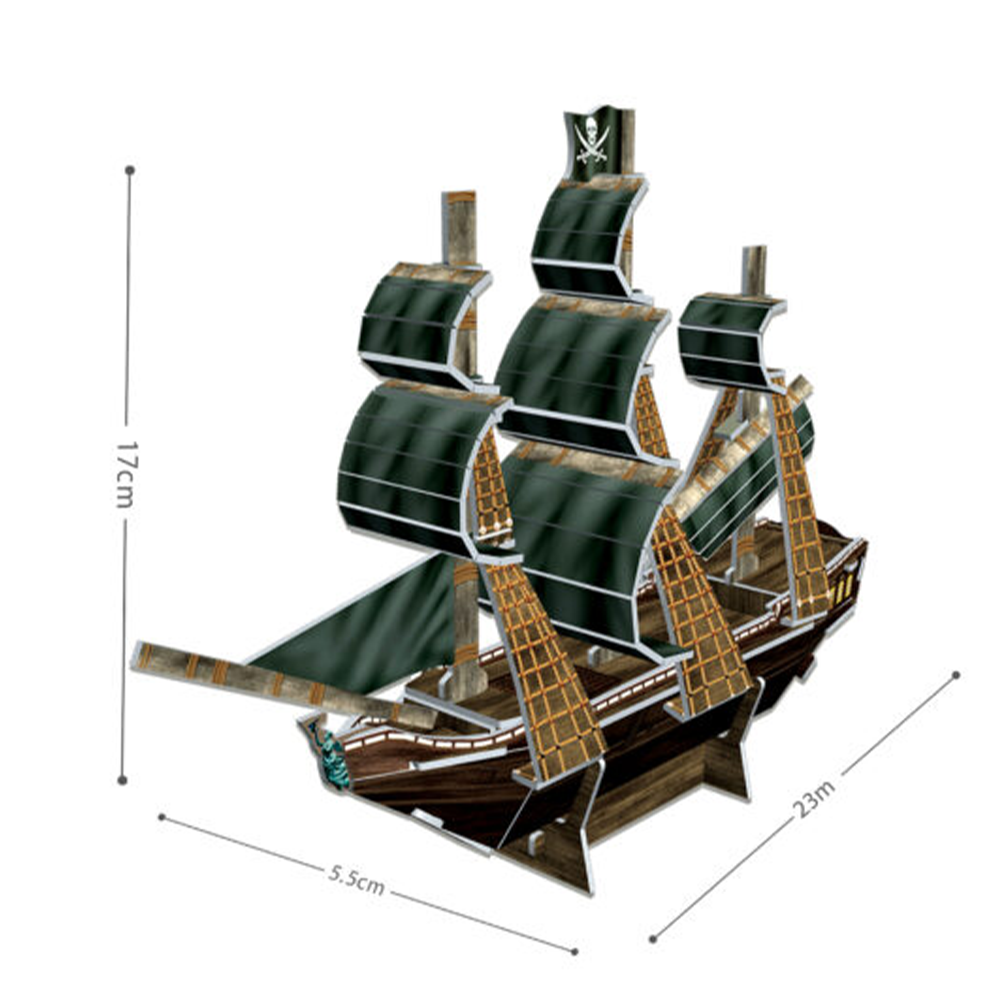 Cubic Fun The Queen Anne's Revenge Mini 3D Puzzle