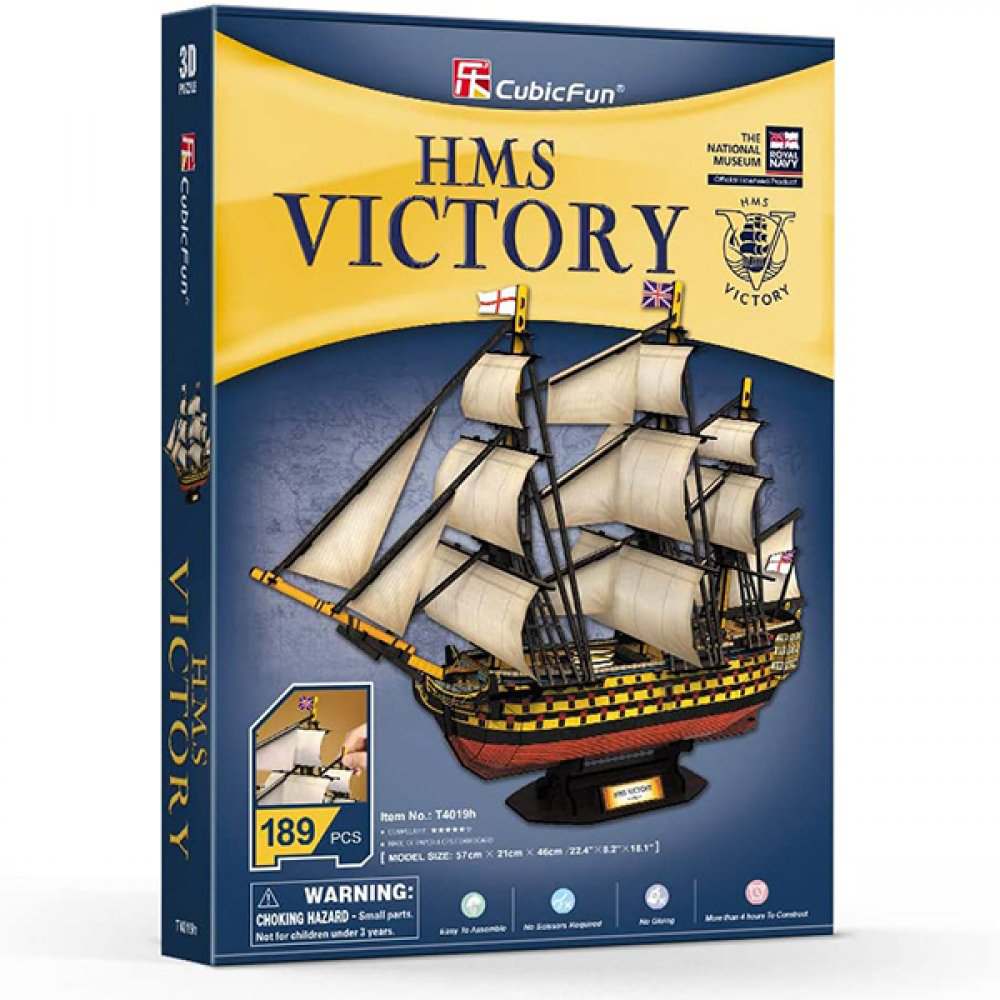 CUBICFUNCubik Fun 3D Puzzle HMS Victorypapell.gr